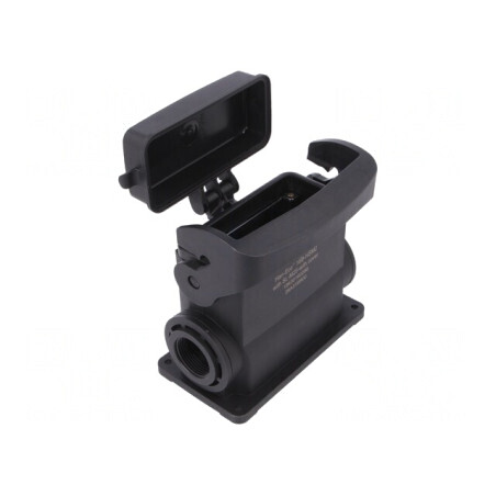 Carcasă pentru conectori HDC Han-Eco B 16B drept | Electronic-mag.ro | Componente Electronice