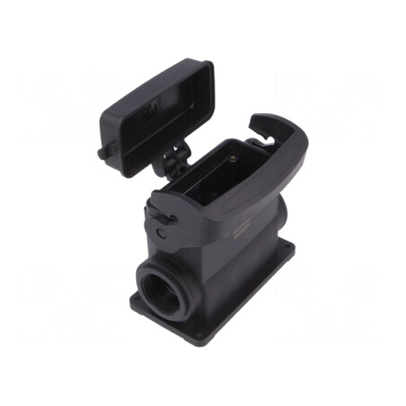 Carcasă pentru conectori HDC Han-Eco® B 16B drept | Electronic-mag.ro | Componente Electronice