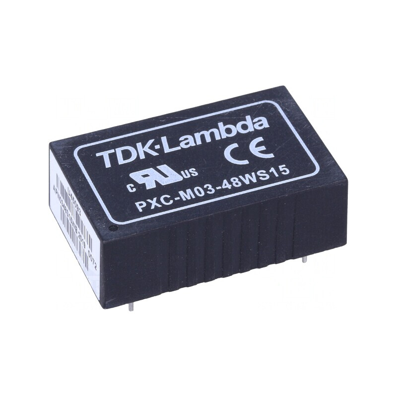 Convertor DC/DC 3W 18-75V la 15V 200mA DIP24 | Electronic-mag.ro | Componente Electronice