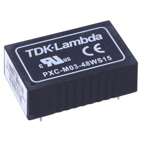 Convertor DC/DC 3W 18-75V la 15V 200mA DIP24 | Electronic-mag.ro | Componente Electronice