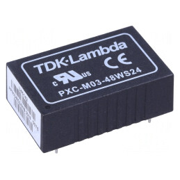 Convertor DC/DC 3W 18-75V la 24V 125mA DIP24 | Electronic-mag.ro | Componente Electronice