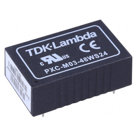 Convertor DC/DC 3W 18-75V la 24V 125mA DIP24 | Electronic-mag.ro | Componente Electronice