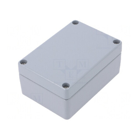 Carcasă universală aluminiu Klippon K2 70x100x45mm RAL7001 | Electronic-mag.ro | Componente Electronice
