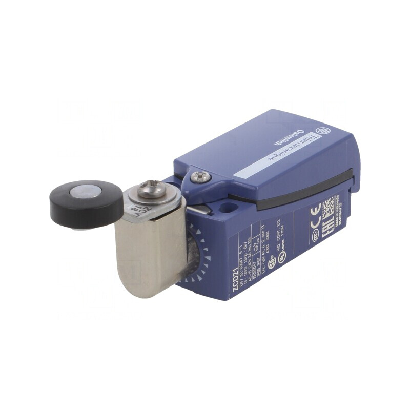 Limitator cursă manetă cu rolă din plastic 19mm 10A | Electronic-mag.ro | Componente Electronice