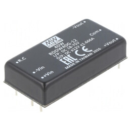 Convertor DC/DC 40W 18-75V la 12V și -12V | Electronic-mag.ro | Componente Electronice
