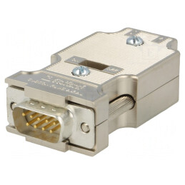 Conector D-Sub 9 Pin Mufă Tată Drept cu Terminal Șurub 50V