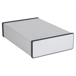 Carcasă aluminiu gri 191x280x66mm | Electronic-mag.ro | Componente Electronice