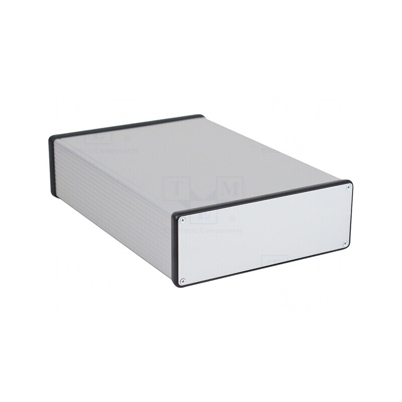 Carcasă aluminiu gri 191x280x66mm | Electronic-mag.ro | Componente Electronice
