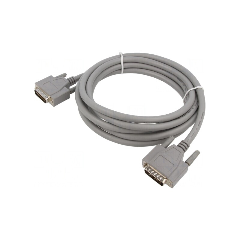 Cablu D-Sub 26pin 3m Gri Conexiune 1:1 | Electronic-mag.ro | Componente Electronice