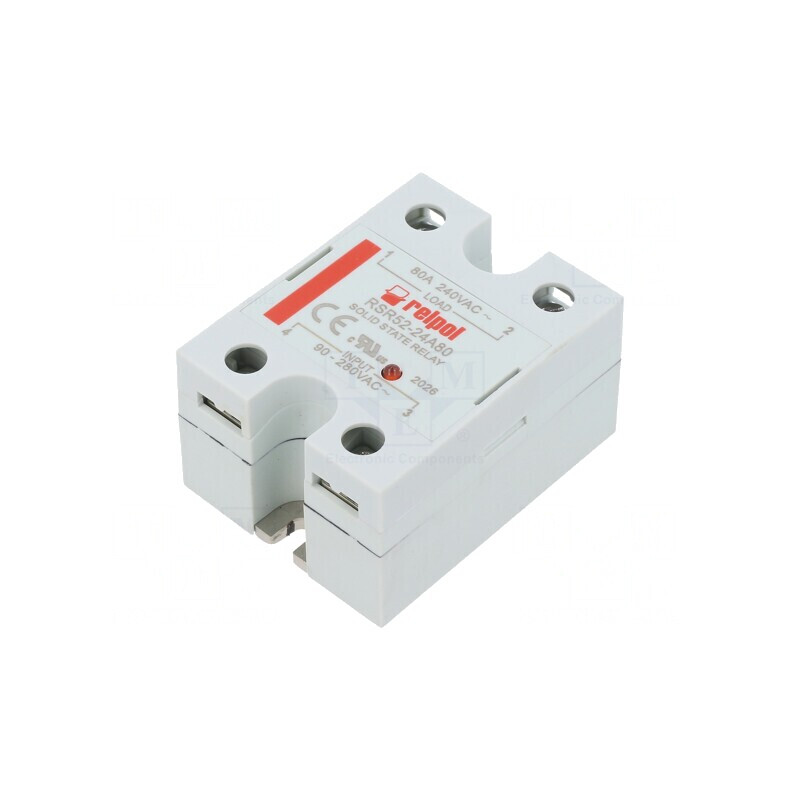 Releu Semiconductor 1-fazat 80A 48-280VAC | Electronic-mag.ro | Componente Electronice