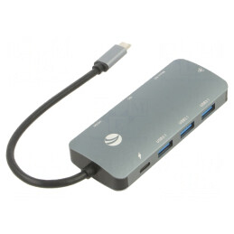 Adaptor USB 3.0-3.1 Nichelat 0,15m Negru 10Gbps Argintiu | Electronic-mag.ro | Componente Electronice
