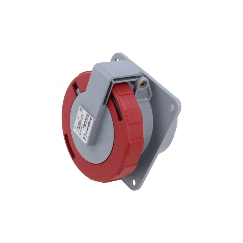 Conector Alimentare AC Trifazat Soclu Mamă Unghi IP67 | Electronic-mag.ro | Componente Electronice
