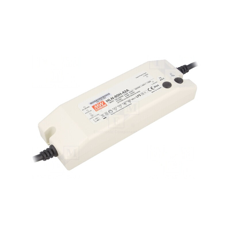 Alimentator LED 81.9W 42V DC 1.17-1.95A 90-305V AC | Electronic-mag.ro | Componente Electronice