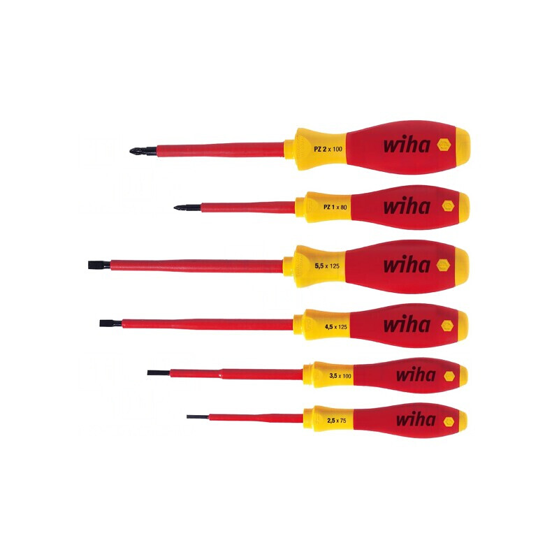 Kit Șurubelnițe Pozidriv Plată SoftFinish Electric 6 Bucăți WIHA | Electronic-mag.ro | Componente Electronice Kit Șurubelnițe Pozidriv Plată SoftFinish Electric 6 Bucăți WIHA | Electronic-mag.ro | Componente Electronice