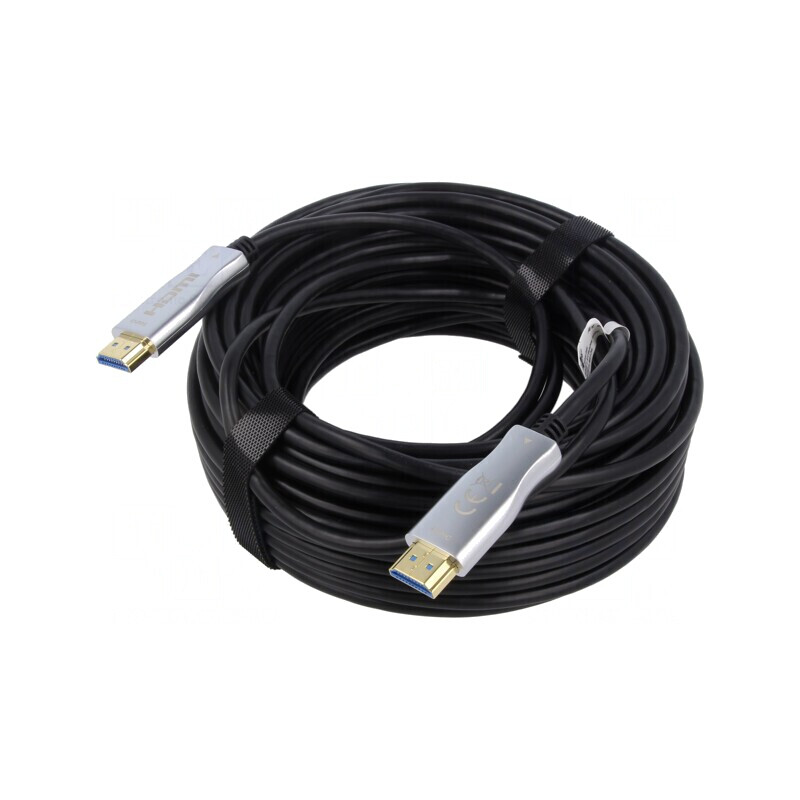 Cablu HDMI Optic 20m HDCP 2.2 HDMI 2.0 | Electronic-mag.ro | Componente Electronice