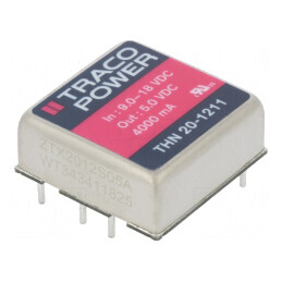 Convertor DC/DC 20W 9-18V la 5V 4000mA | Electronic-mag.ro | Componente Electronice
