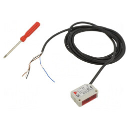 Senzor Fotoelectric Reflexiv 1m PNP/NO NC ABS | Electronic-mag.ro | Componente Electronice