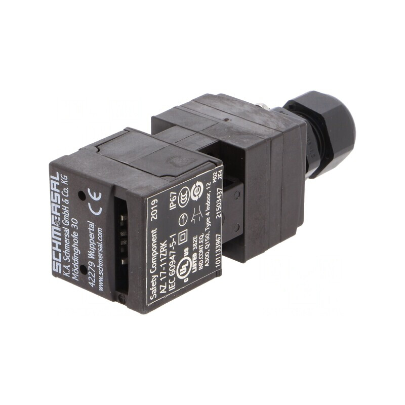 Întrerupător de Siguranță cu Cheie IP67 Negru AZ 17-11ZRK | Electronic-mag.ro | Componente Electronice