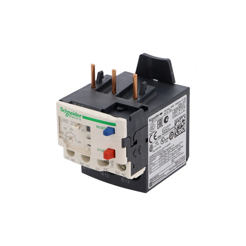 Releu Termic TeSys D 16-24A Cleme Șurub | Electronic-mag.ro | Componente Electronice
