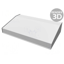 Carcasă desktop aluminiu neagră 356x211x76mm | Electronic-mag.ro | Componente Electronice