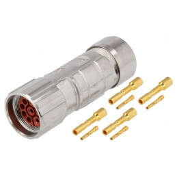 Conector M23 Mufă 8 PIN Mamă Crimpată Drept Pe Cablu EPIC KIT LS1 | Electronic-mag.ro | Componente Electronice
