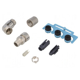 Mufă M12 5PIN DeviceNet/CANopen IP67 pe cablu | Electronic-mag.ro | Componente Electronice