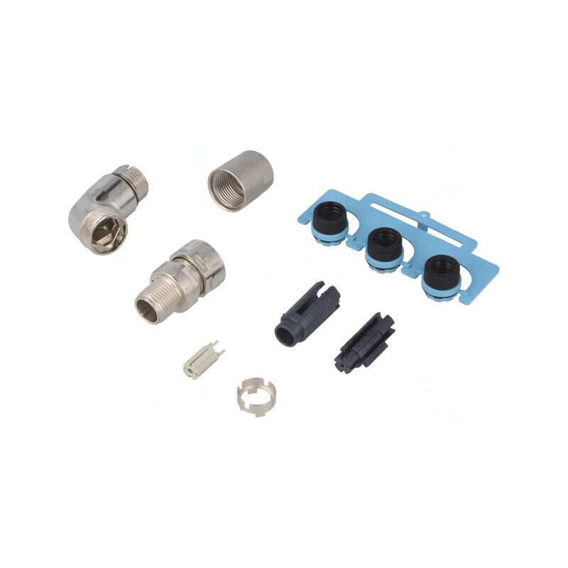 Mufă M12 5PIN DeviceNet/CANopen IP67 pe cablu | Electronic-mag.ro | Componente Electronice