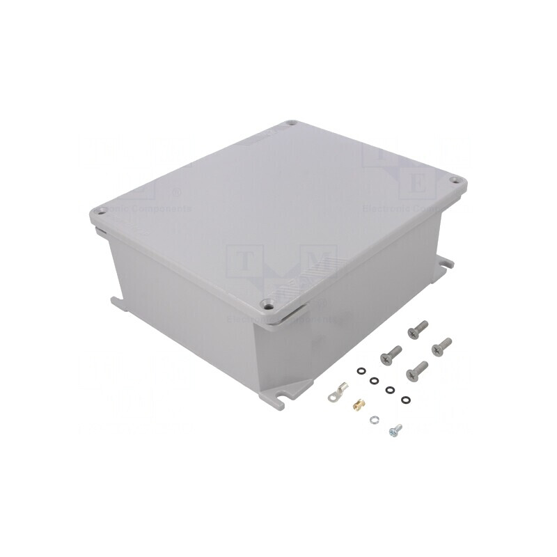 Carcasă Universală cu Lame de Fixare, 217x253x93 mm | Electronic-mag.ro | Componente Electronice