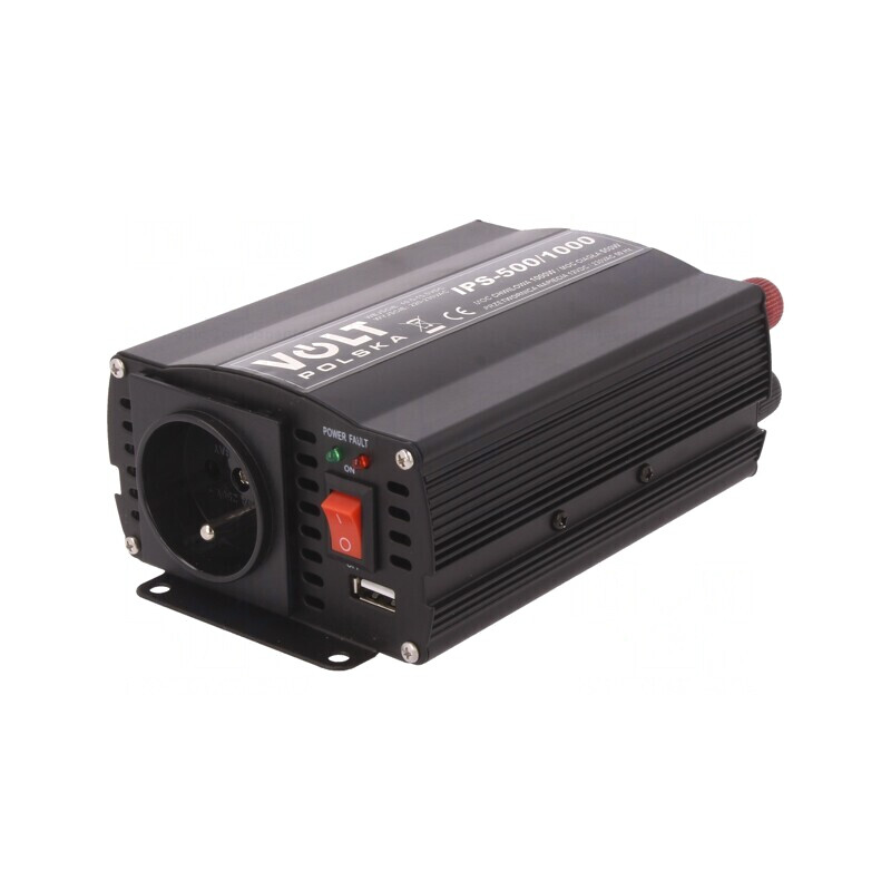 Convertor DC/AC 500W 230V 10.5-15.5V 180x105x69mm | Electronic-mag.ro | Componente Electronice Convertor DC/AC 500W 230V 10.5-15.5V 180x105x69mm | Electronic-mag.ro | Componente Electronice