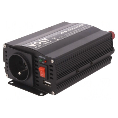 Convertor DC/AC 500W 230V 10.5-15.5V 180x105x69mm | Electronic-mag.ro | Componente Electronice