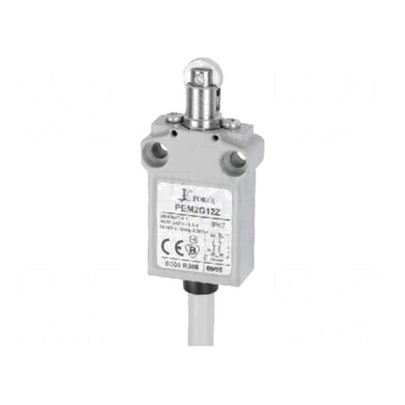Limitator Cursă Rola Metalică Ø12mm NO NC 5A | Electronic-mag.ro | Componente Electronice