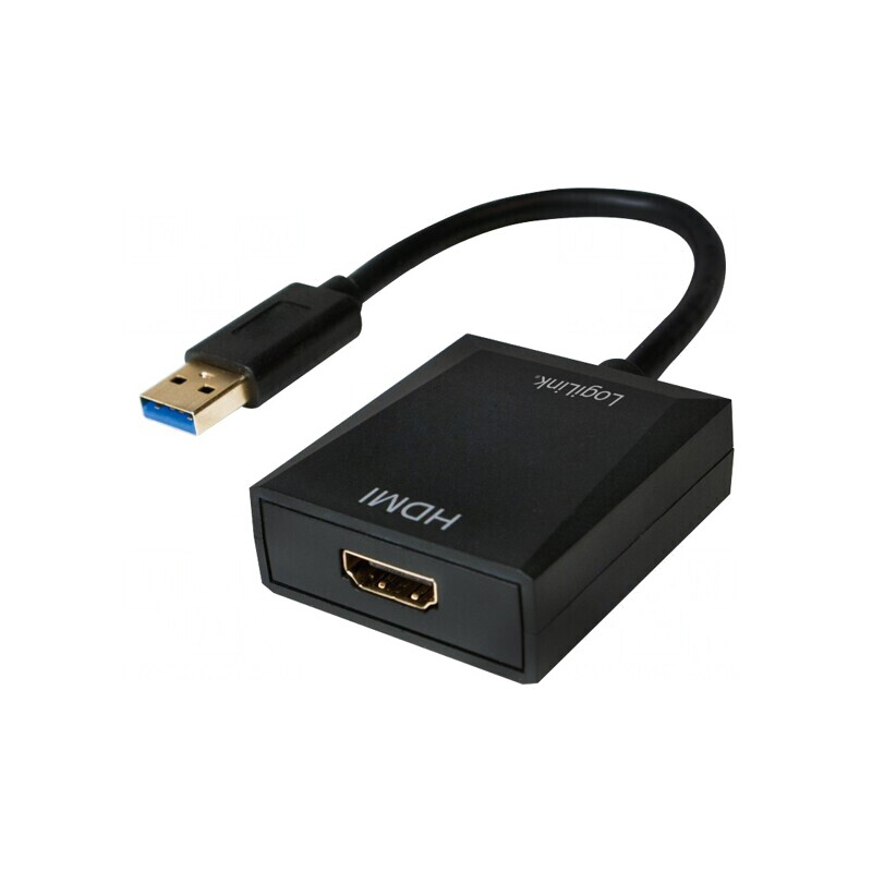 Adaptor USB 2.0/3.0 la HDMI, Negru | Electronic-mag.ro | Componente Electronice