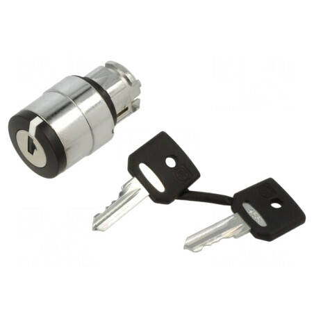 Comutator rotativ cu cheie 22mm 3 poziții negru ZB4BG3 | Electronic-mag.ro | Componente Electronice