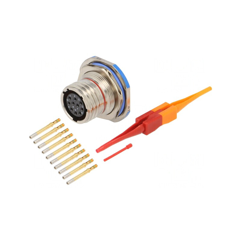 Conector militar dimensiune 13 mamă MIL-DTL-38999 Series III | Electronic-mag.ro | Componente Electronice