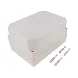 Carcasă universală gri 180x254x137 mm | Electronic-mag.ro | Componente Electronice