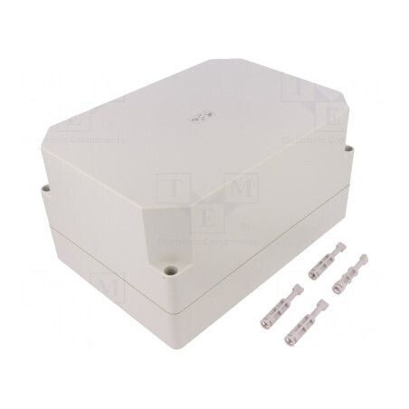 Carcasă universală gri 180x254x137 mm | Electronic-mag.ro | Componente Electronice