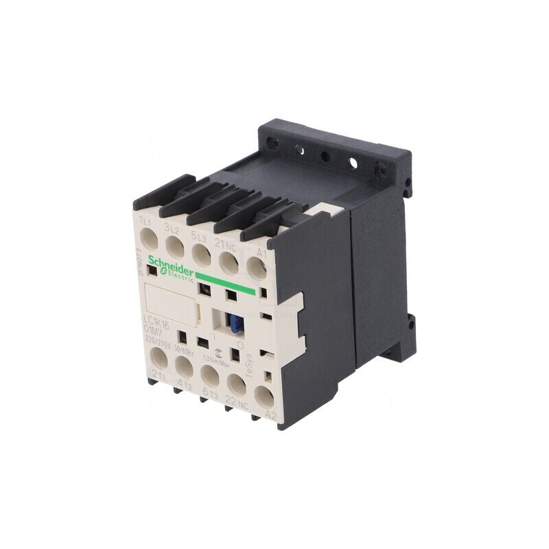 Contactor 3P 220VAC 16A cu 3 Contacte Auxiliare NC | Electronic-mag.ro | Componente Electronice