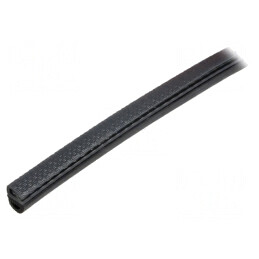Ecran negru pentru orificii și margini 10m x 9,5mm | Electronic-mag.ro | Componente Electronice
