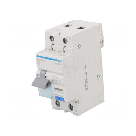 Întrerupător RCBO 16A 30mA 1P+N 240VAC IP20 | Electronic-mag.ro | Componente Electronice