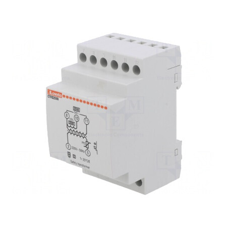 Transformator Alimentare 25VA 230VAC 12V/24V pentru Șină DIN | Electronic-mag.ro | Componente Electronice