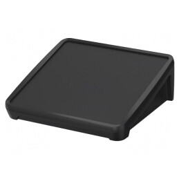 Carcasă desktop BoPad ABS neagră 226x220x83.7mm | Electronic-mag.ro | Componente Electronice