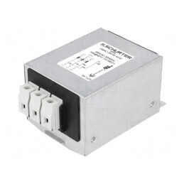 Filtru anti-interferențe trifazic 480V 10A 61x75x48mm | Electronic-mag.ro | Componente Electronice