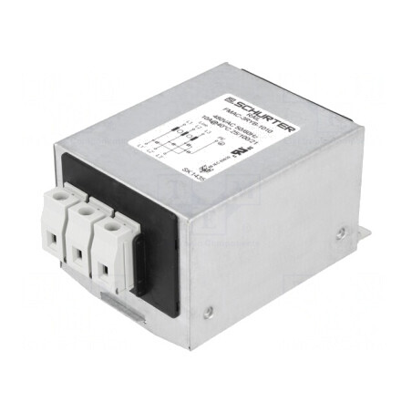 Filtru anti-interferențe trifazic 480V 10A 61x75x48mm | Electronic-mag.ro | Componente Electronice