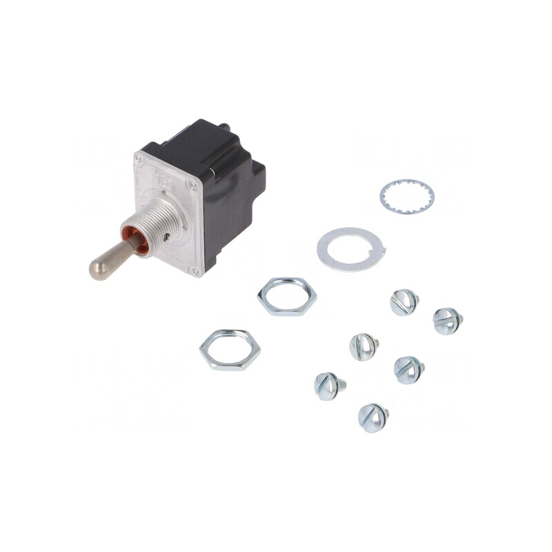 Comutator Basculant 3 Puncte ON-OFF-ON 6A/230VAC 20A/28VDC | Electronic-mag.ro | Componente Electronice Comutator Basculant 3 Puncte ON-OFF-ON 6A/230VAC 20A/28VDC | Electronic-mag.ro | Componente Electronice
