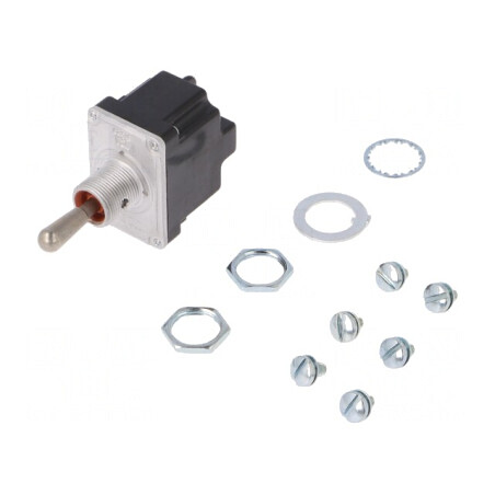 Comutator Basculant 3 Puncte ON-OFF-ON 6A/230VAC 20A/28VDC | Electronic-mag.ro | Componente Electronice