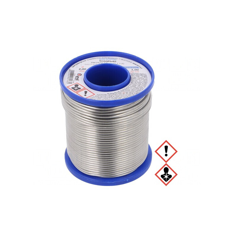 Sârmă de lipit cu plumb 2mm 1kg 190°C | Electronic-mag.ro | Componente Electronice Sârmă de lipit cu plumb 2mm 1kg 190°C | Electronic-mag.ro | Componente Electronice