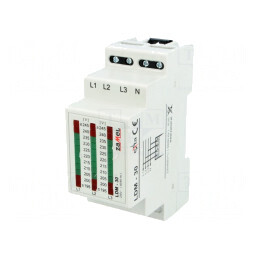Indicator de Tensiune 3x230VAC IP20 pentru Şină DIN | Electronic-mag.ro | Componente Electronice