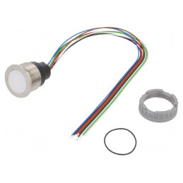 Comutator: capacitiv | Poz: 2 | SPST-NO | 0,1A/42VAC | 0,1A/60VDC | IP67 | 3-101-424