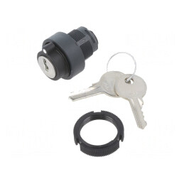 Comutator rotativ cu cheie Harmony XAC IP65 2 poziții | Electronic-mag.ro | Componente Electronice