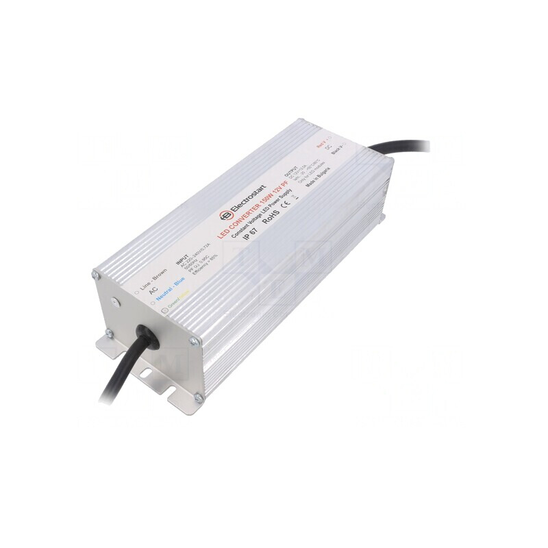 Alimentator Pulsatoriu 150W 12VDC 12.5A IP67 | Electronic-mag.ro | Componente Electronice